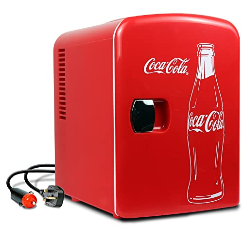 Thumbnail 5 de Coca Cola Classic Mini Fridge by Koolatron: Portable 6-Can Cooler for Bedroom, Office or Car