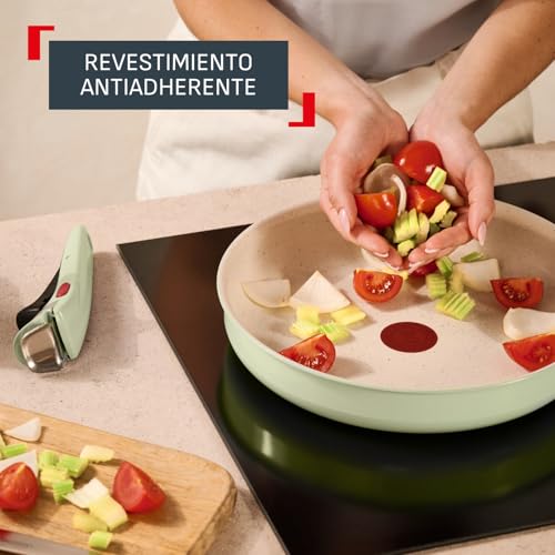 Detalle 2 de Tefal Ingenio Serenity, batterie de cuisine 4 pièces, revêtement antiadhésif