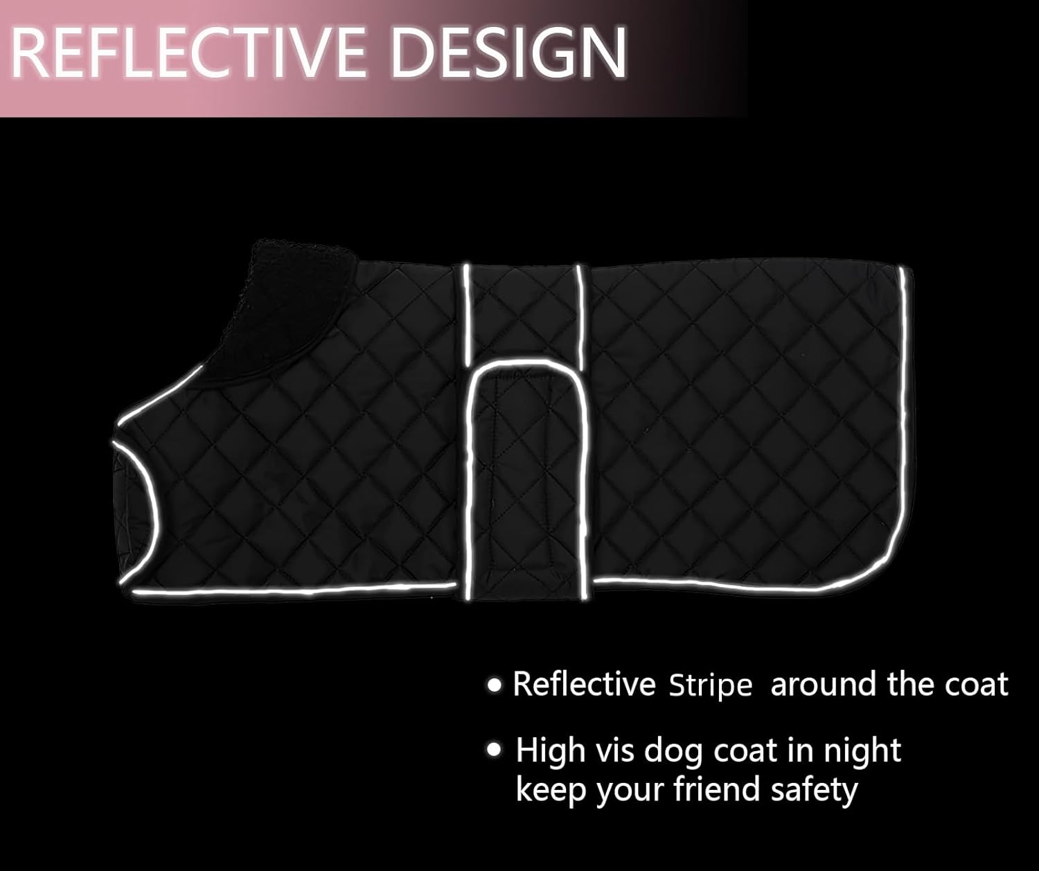 Thumbnail 3 de Morezi Dachshund winter coat with padded fleece lining (Black, XS)