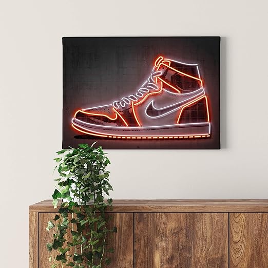 A.S. Création Lienzo Sneaker 🖼️ Decoración juvenil 70x50 cm