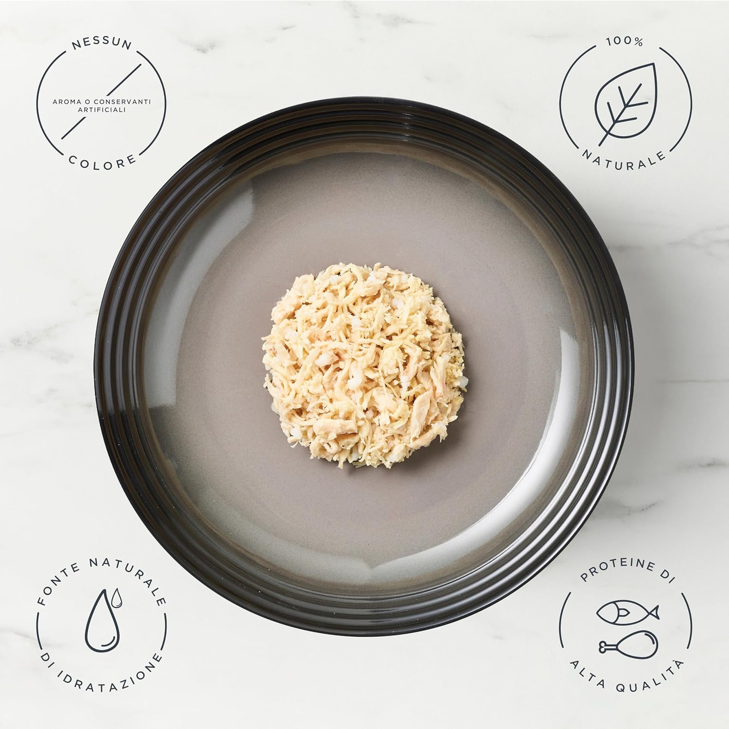 Detalle 2 de Encore Alimento Umido per Gatti 100% Naturale – Pollo assortito in brodo, confezione da 20 buste