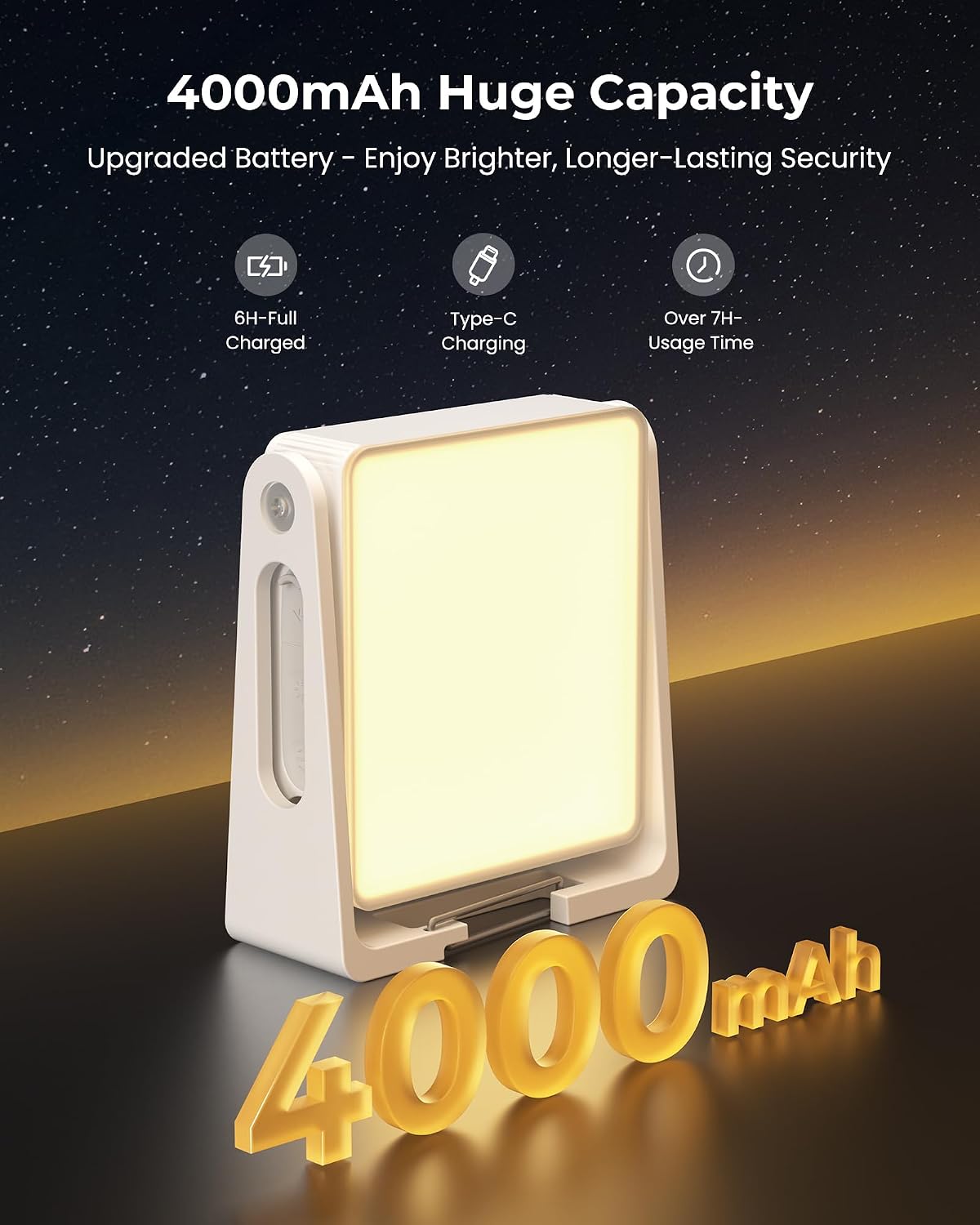 Detalle 1 de Portable LED Camping Lanterns 4000mAh