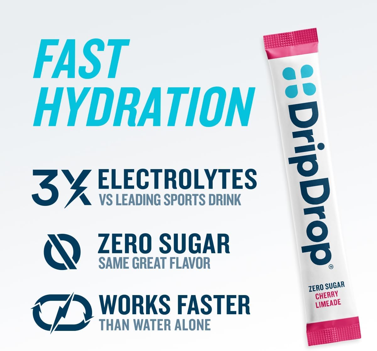 Detalle 2 de DripDrop Zero Cherry Limeade 32 Sticks 🍹
