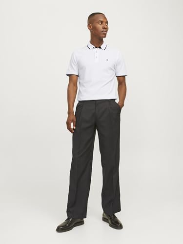 Thumbnail 2 de JACK & JONES Jjepaulos Polo Slim Fit para hombre en blanco (White Detail)