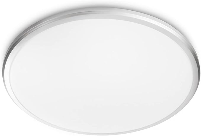 Detalle de Philips MyLiving Twirly Plafón LED Gris ✨ 2700K 17W 240V