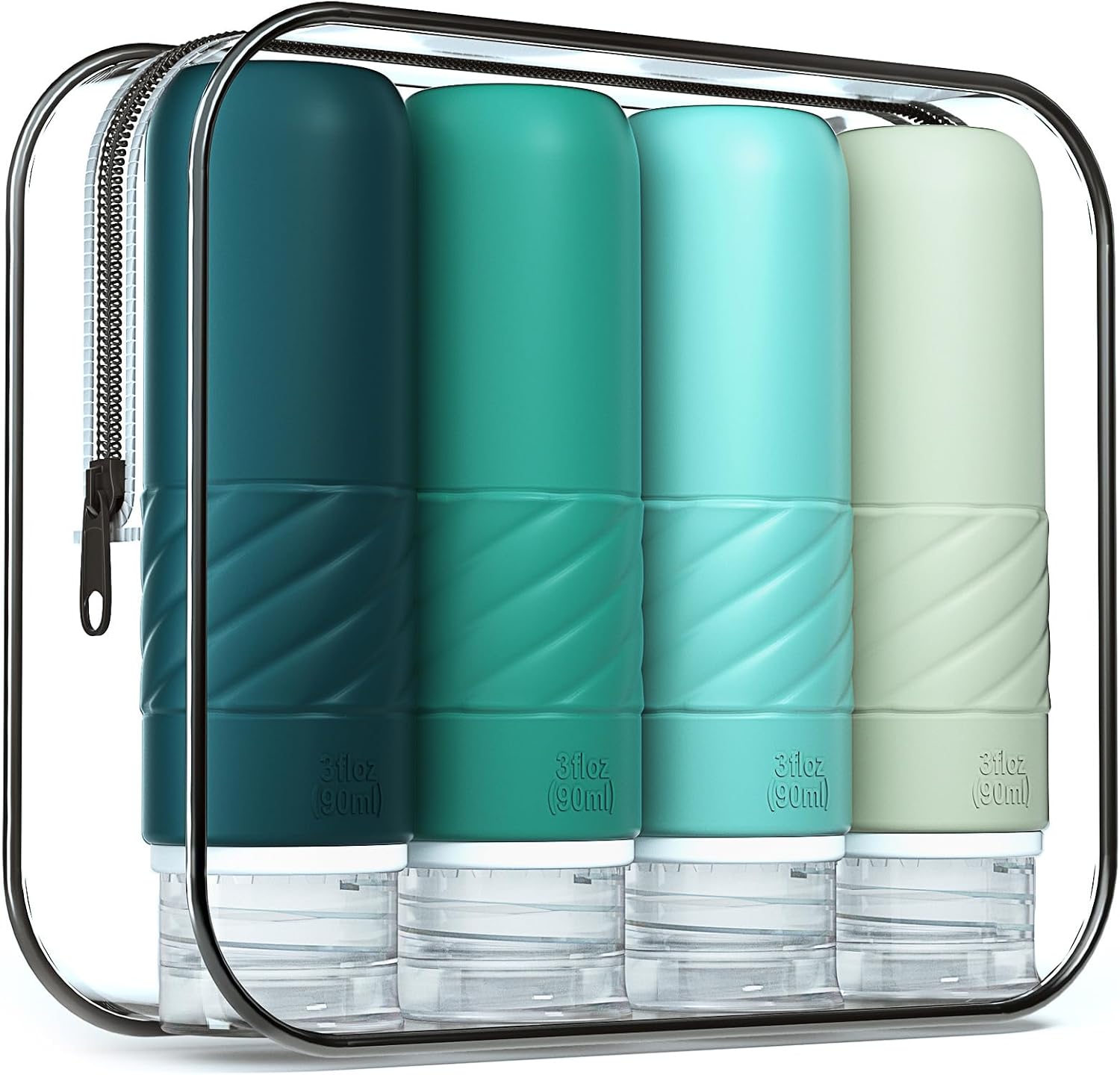 Gemice travel bottles 90ml leak proof