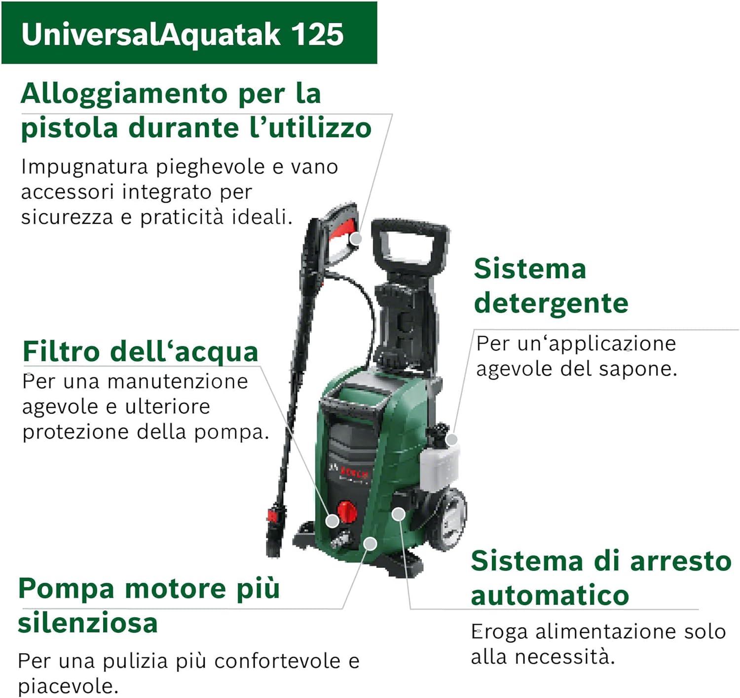 Thumbnail 1 de Bosch UniversalAquatak 125 idropulitrice 125 bar