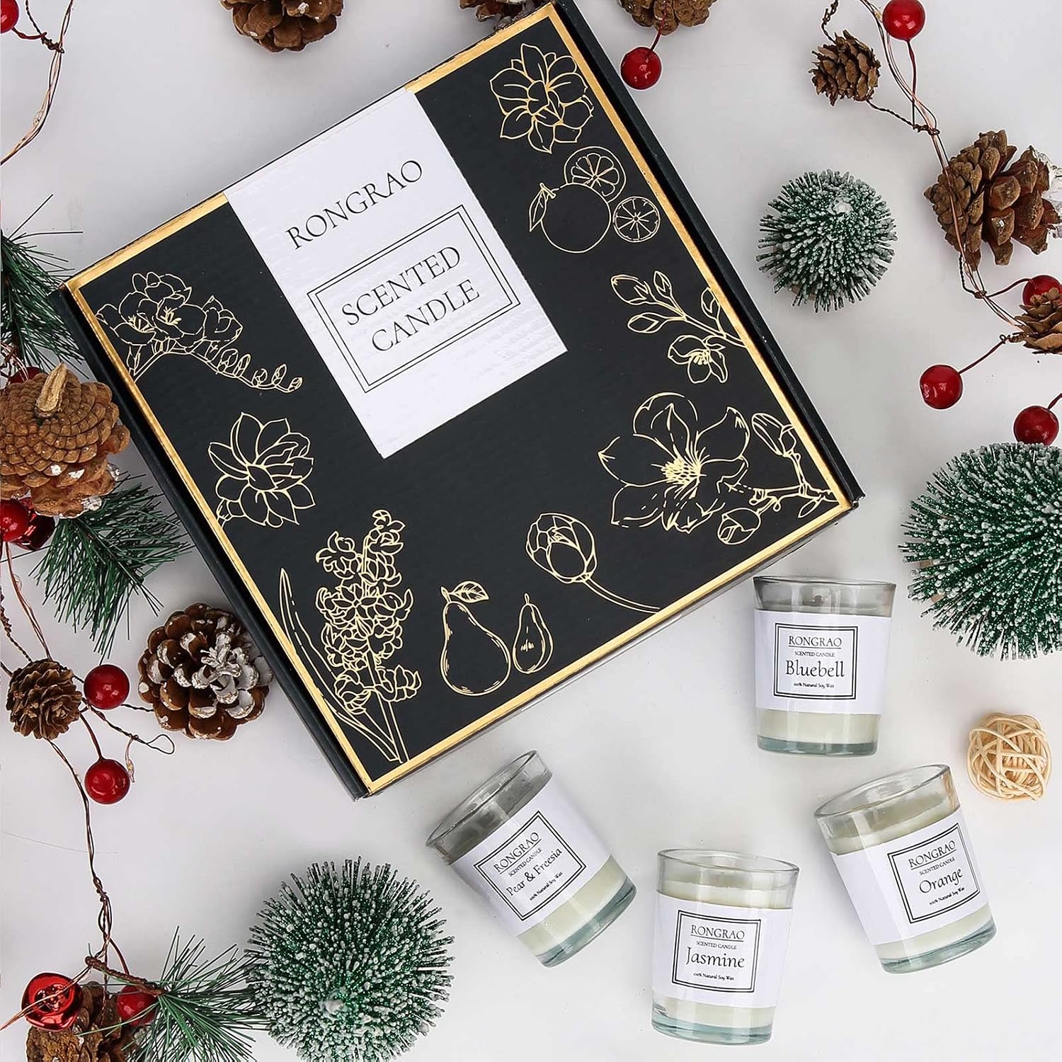 Detalle 2 de Scented Candles Gift Set 155g each