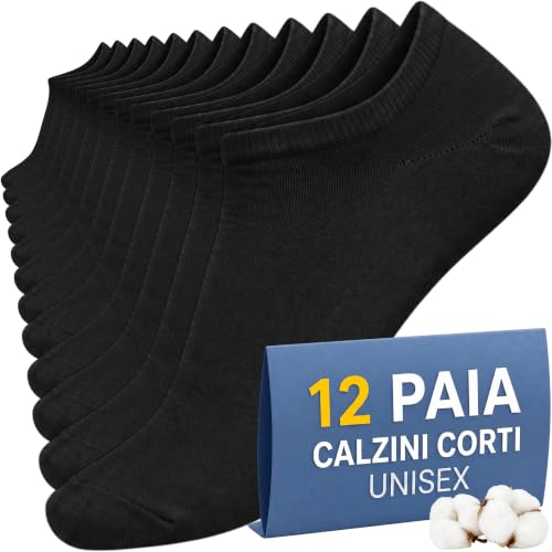 Detalle de PS PROUTHS 12 Paia Calzini Corti Bassi Unisex Cotone Traspiranti