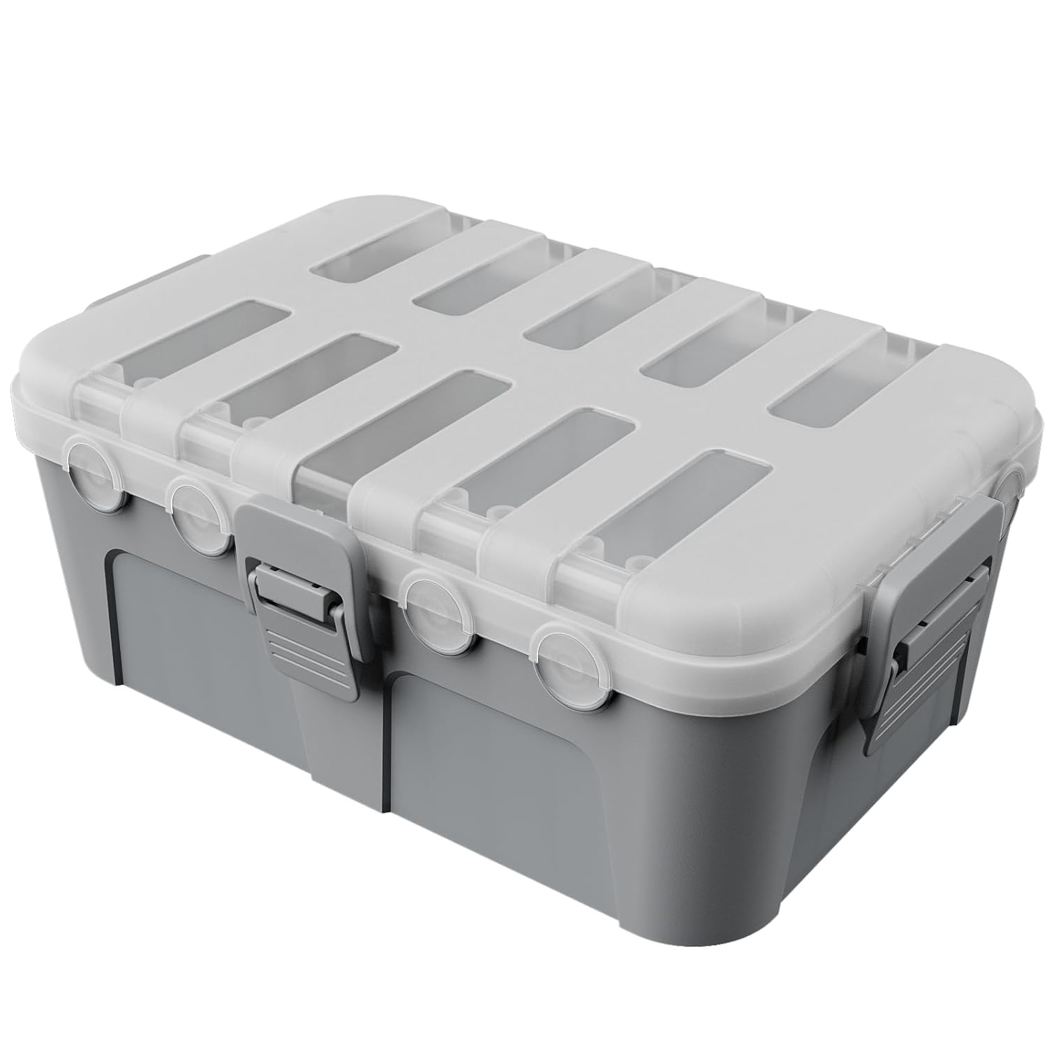 Thumbnail 3 de RESTMO Große wasserdichte Kabelbox für den Außenbereich – IP54, 32 × 22 × 13 cm, transparentes Grau