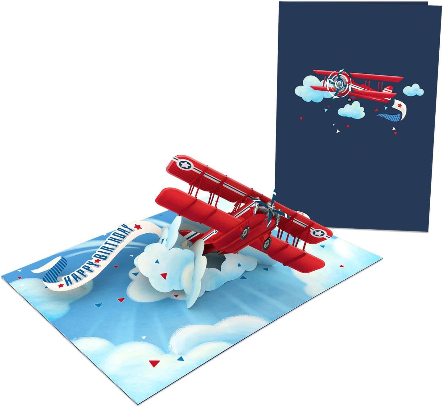 Thumbnail 2 de papercrush Biglietto pop-up Happy Birthday “aereo” 3D: regalo di compleanno divertente