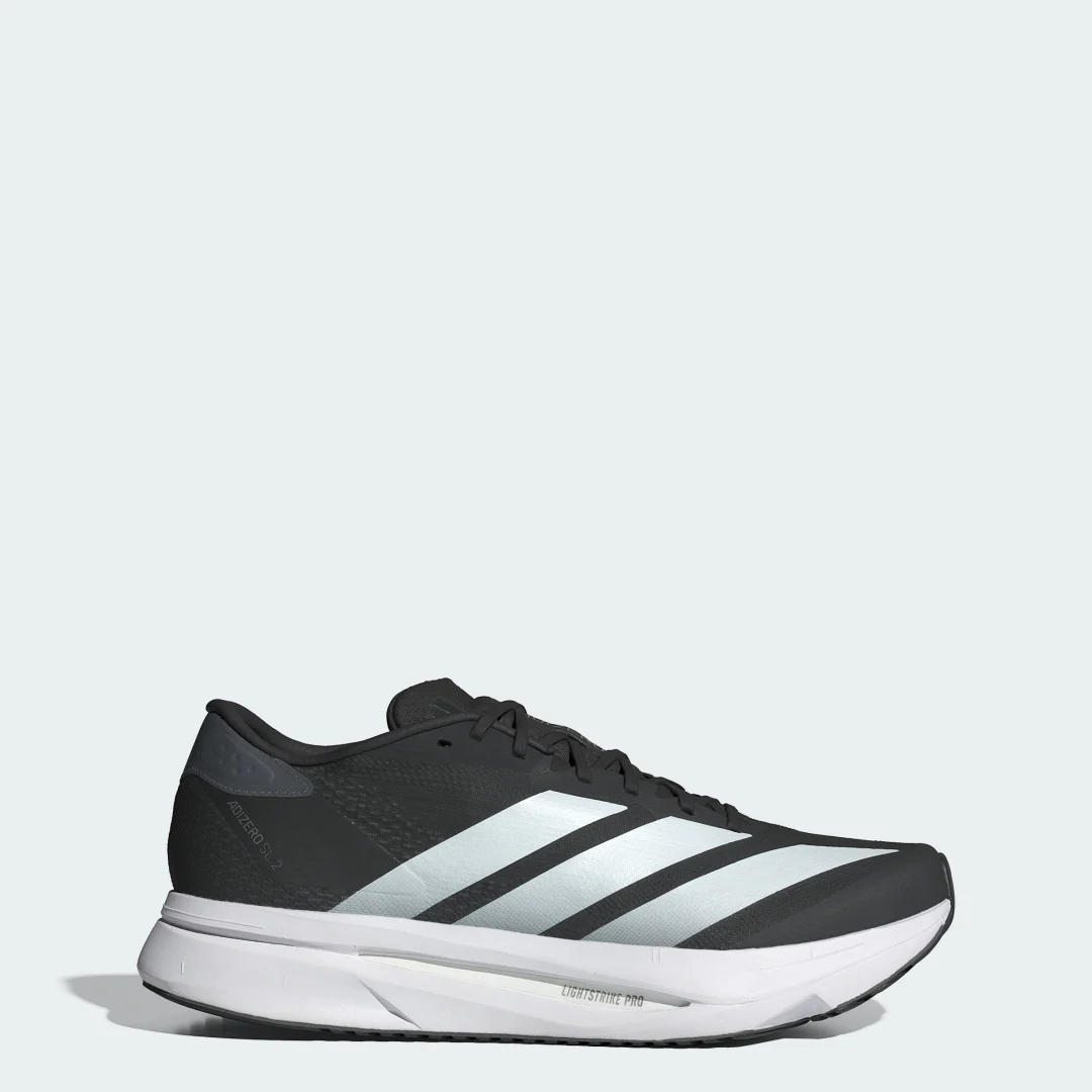 Detalle de Adizero SL 2 de Adidas: zapatilla negra para entrenar con comodidad y confianza