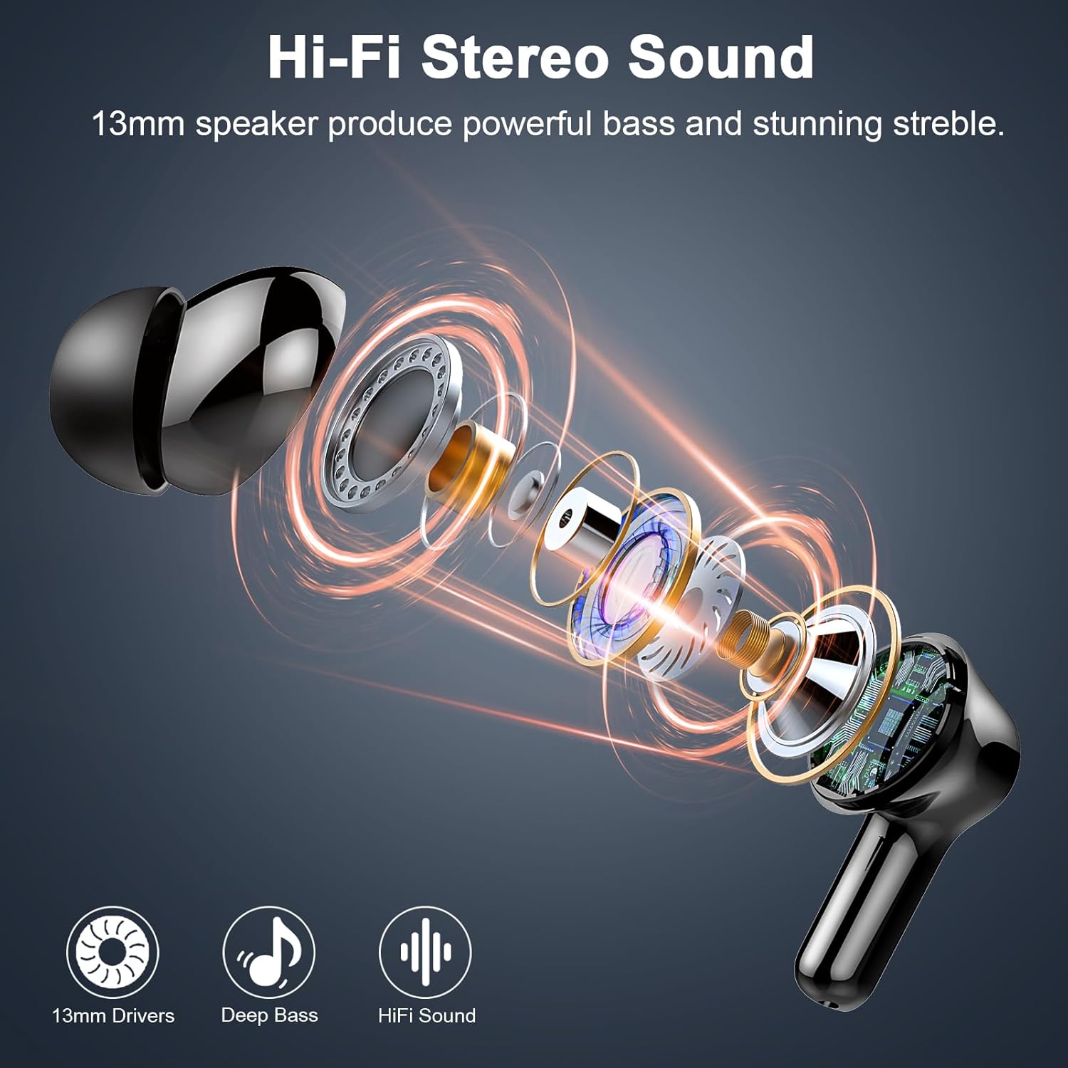 Thumbnail 3 de Auriculares Bluetooth 5.4 ANC 45H IP7
