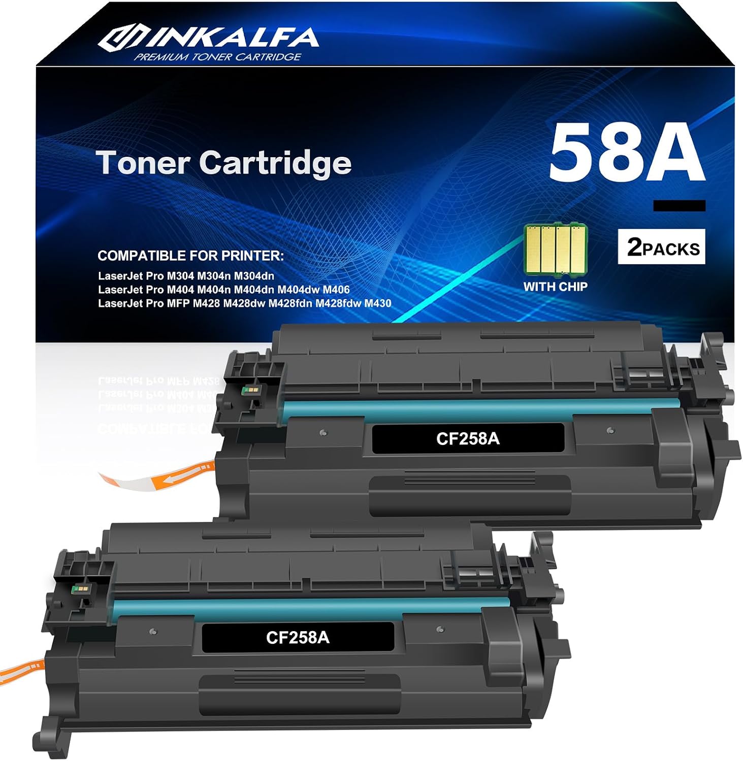 Detalle de 58A toner cartridge