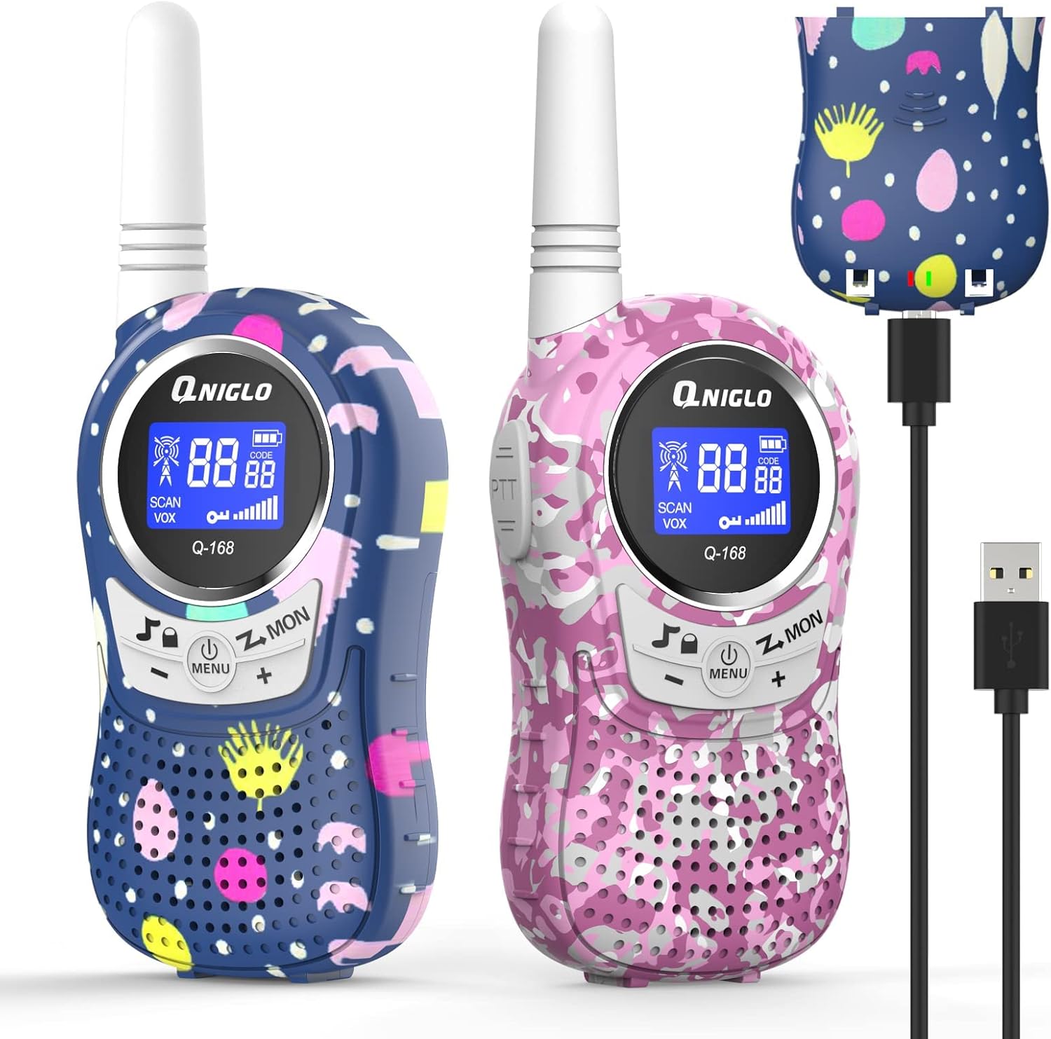 QNIGLO Q168Plus Talkie Walkie Enfants