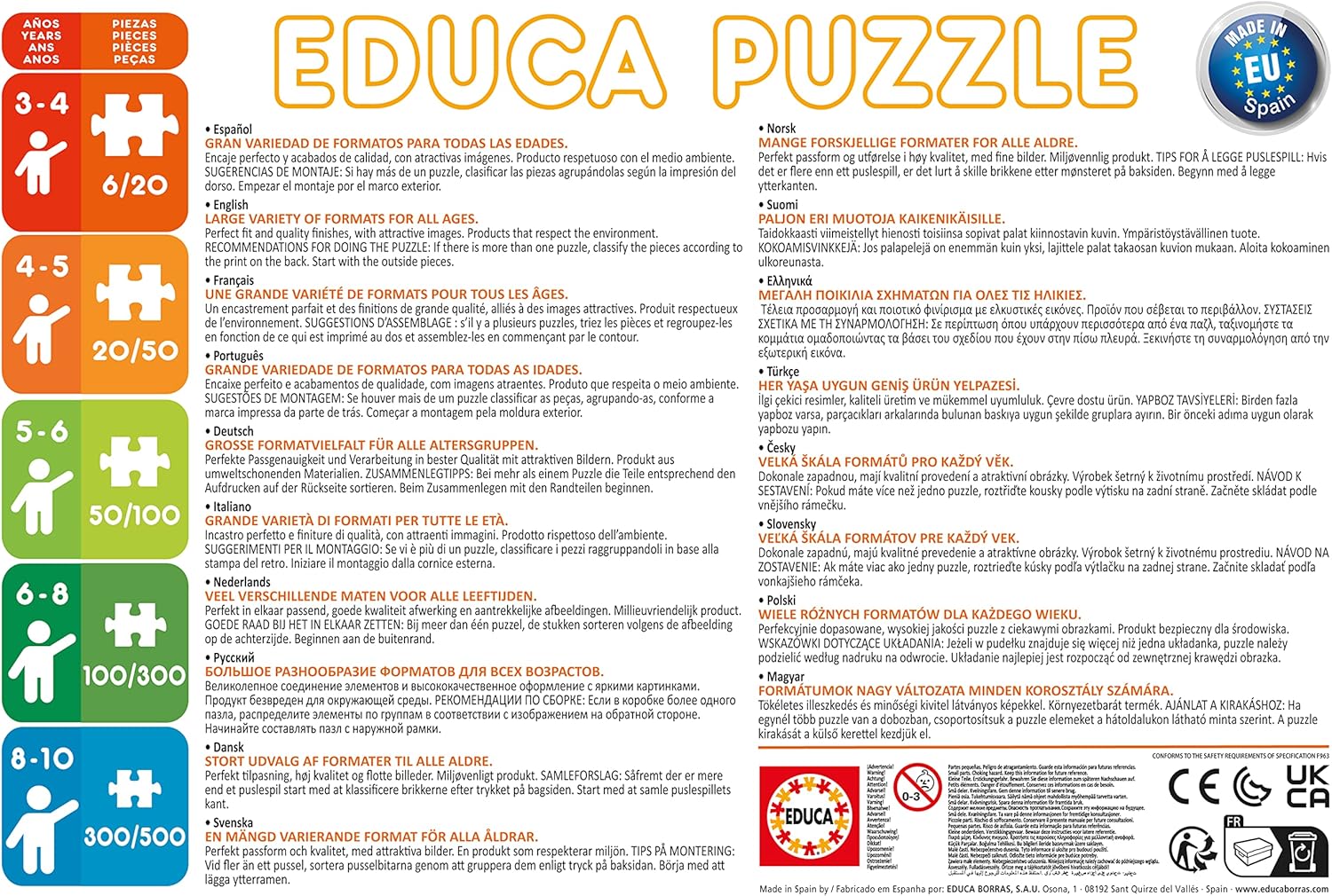 Thumbnail 2 de Educa Princess Multi 4 in 1 (17637) : puzzles enfant Disney Princesses, 50/80/100/150 pièces