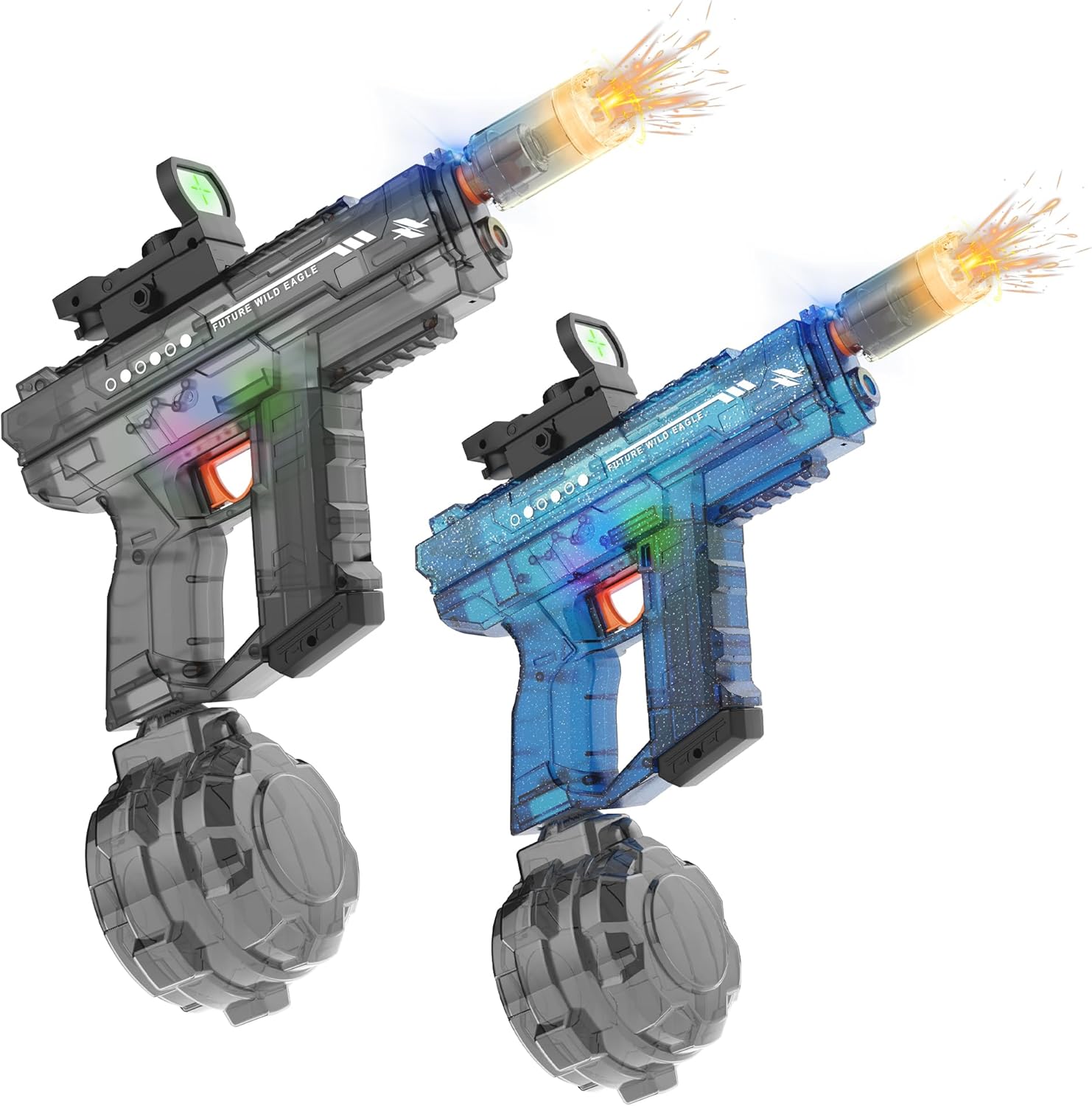 Detalle de Electric Water Guns for Adults & Kids (2 Pack) with 800ml Tank, 26–32 ft Range