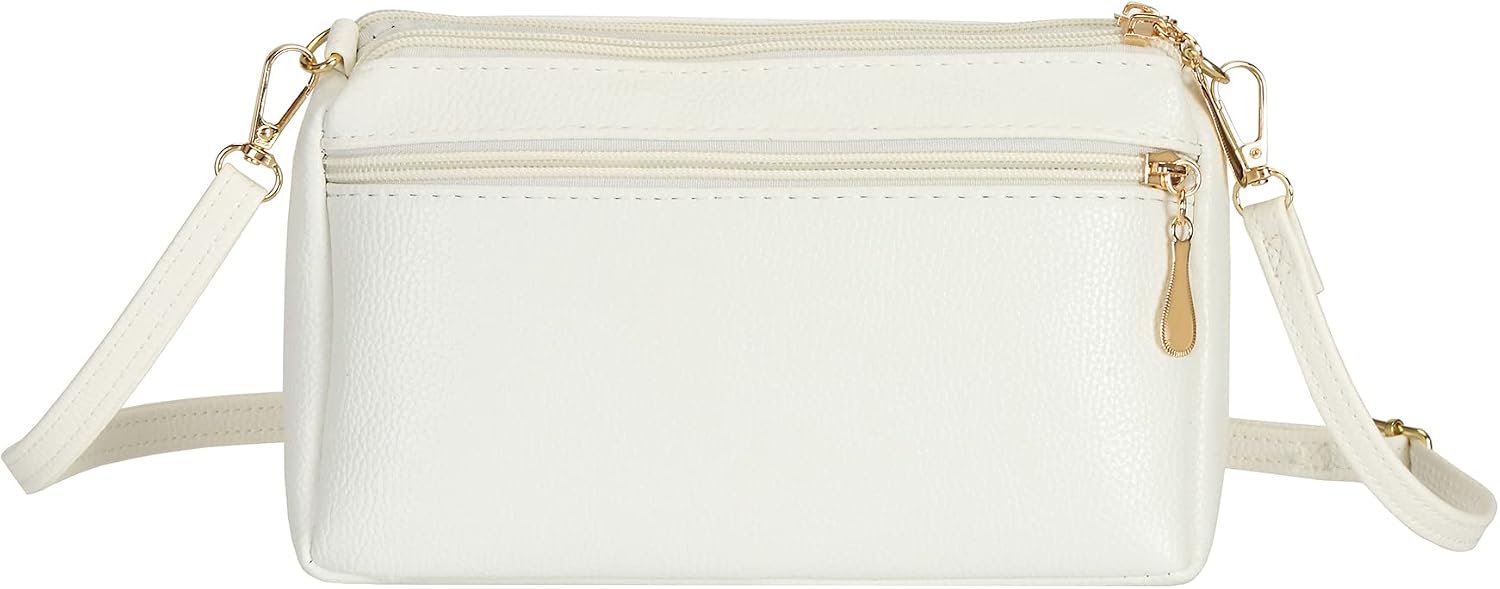 Detalle de Damen Umhängetasche Kleine Elegant Geprägtes Muster – PU-Leder, leichte Schultertasche