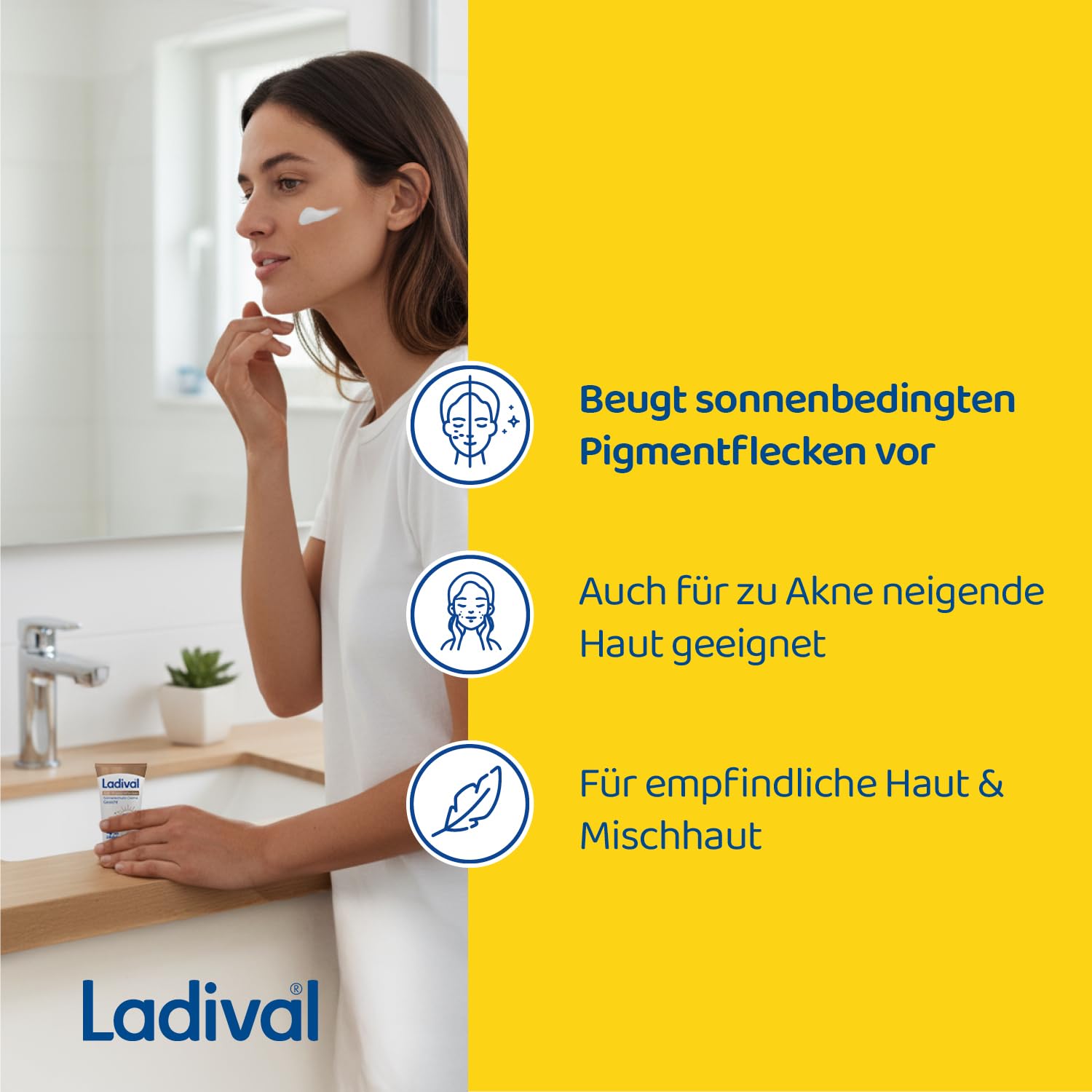 Thumbnail 6 de LADIVAL Sonnenschutz Lotion LSF 50 für trockene Haut – wasserfeste Sonnencreme bei Neurodermitis-Neigung