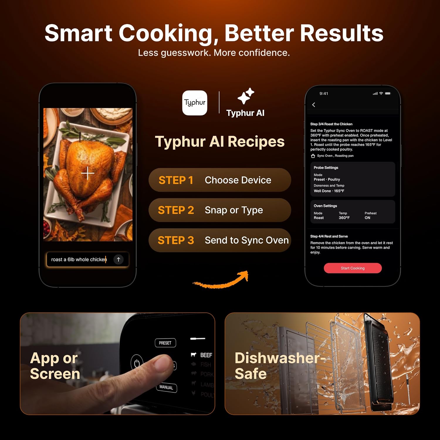 Thumbnail 6 de Typhur Sync Oven 27 QT countertop air fryer toaster oven