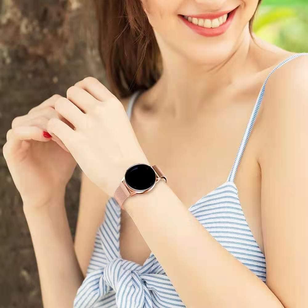 Thumbnail 6 de LYYLTX Edelstahl Mesh Uhrenarmband 20mm