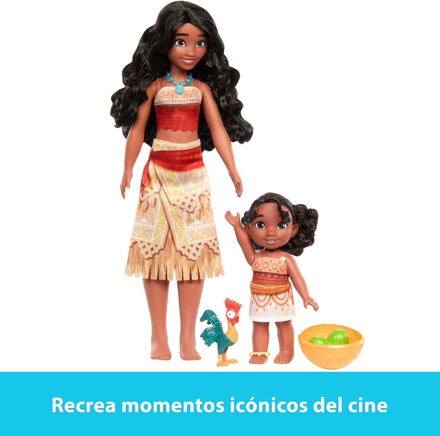 Thumbnail 1 de Mattel Vaiana 2 conjunto 2 muñecas Heihei