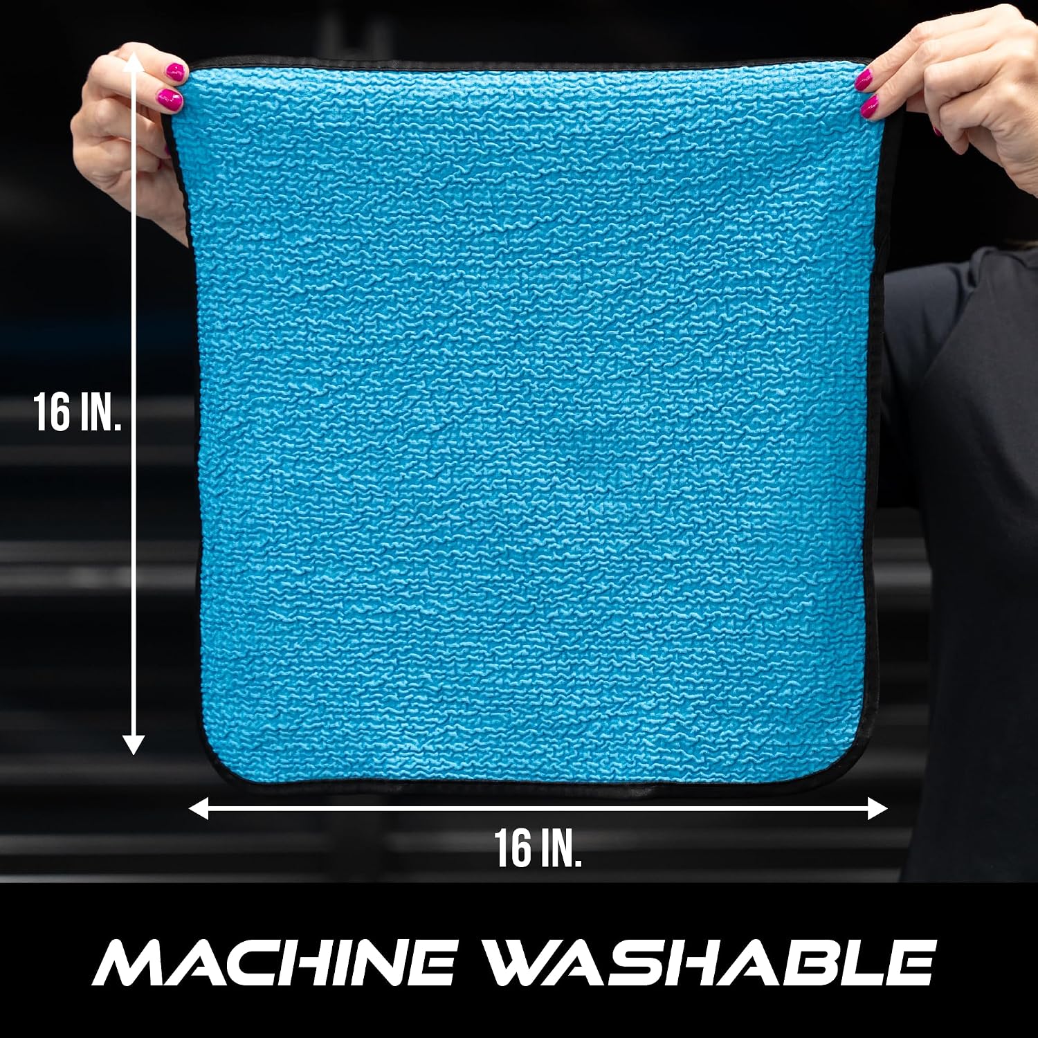 Detalle 2 de VIKING 213301 Glass Microfiber Cleaning Cloths, 16 x 16-Inch, 2-Pack
