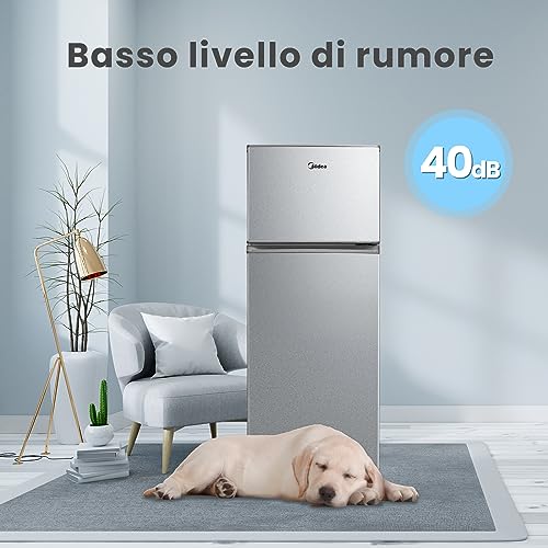 Detalle de Midea 204L Frigo Doppia Porta con Compressore Inverter MERT210FGE50