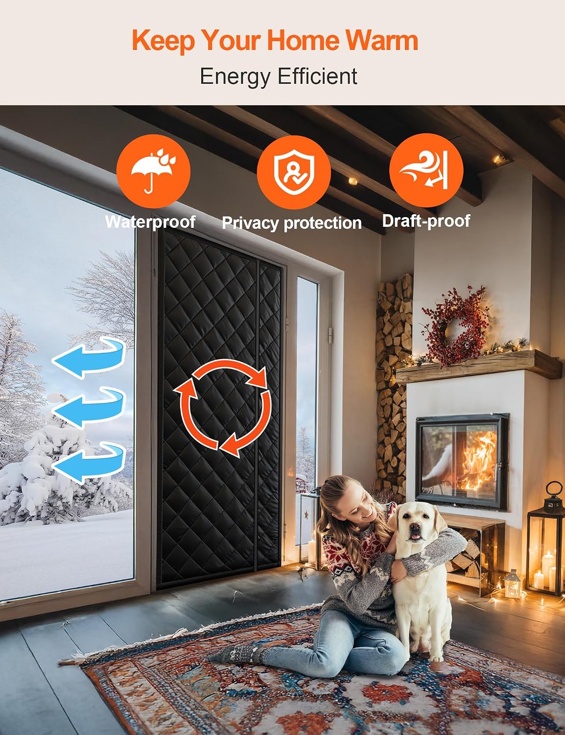 Thumbnail 2 de URBZUE Magnetic Thermal Door Curtain