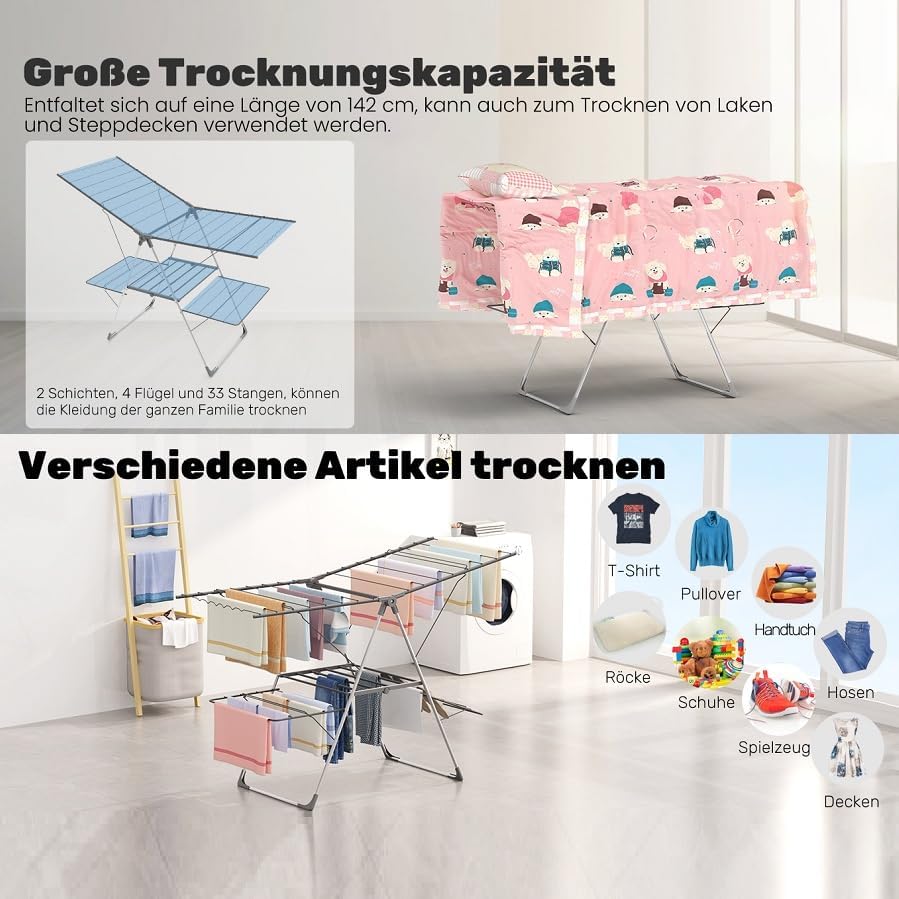 Thumbnail 4 de Innotic Tendedero Plegable Vertical 🧺 – Ideal para Espacios pequeños