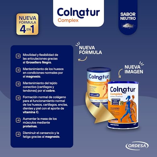 Thumbnail 2 de Colnatur Complex Neutro 324 g: colágeno con magnesio y vitamina C para músculos y articulaciones