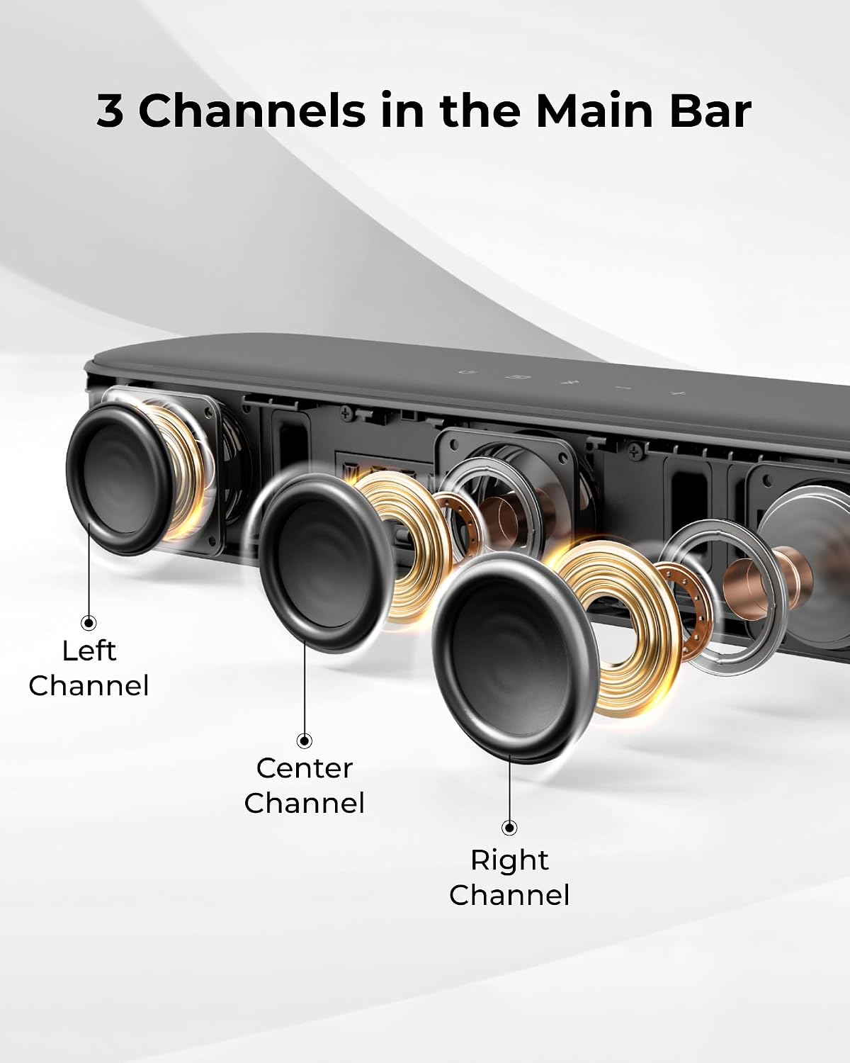Thumbnail 3 de ULTIMEA 7.1ch Surround Soundbar with Aura A40 Pro and Subwoofer