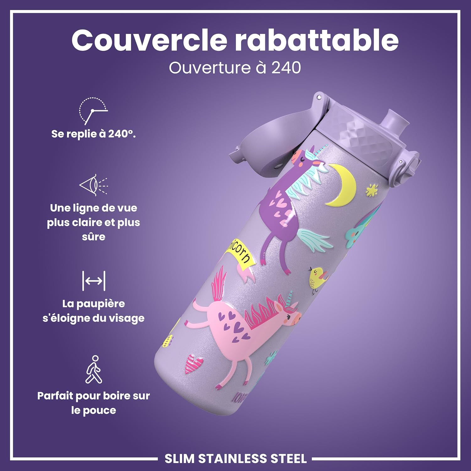 Detalle 2 de Ion8 Gourde inox 600ml đ„€
