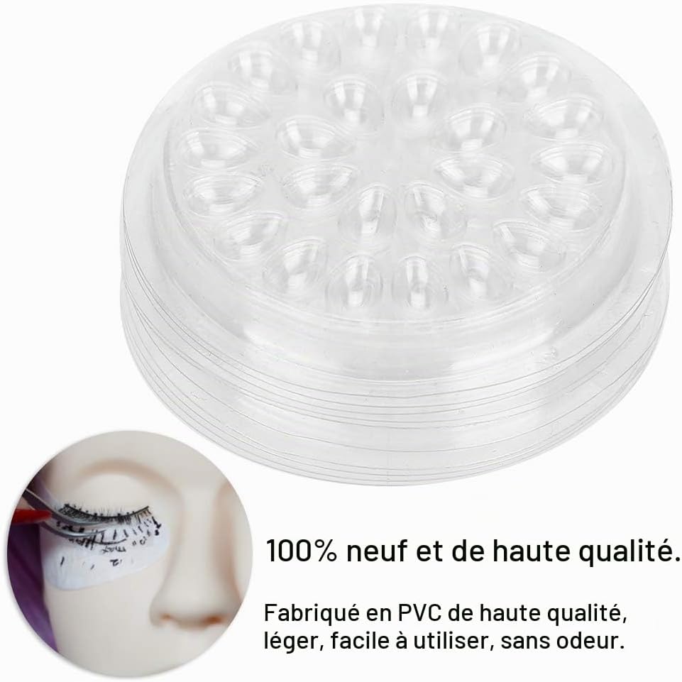 Thumbnail 2 de Brrnoo wimperlijmhouder van transparant pvc voor wimperextensions