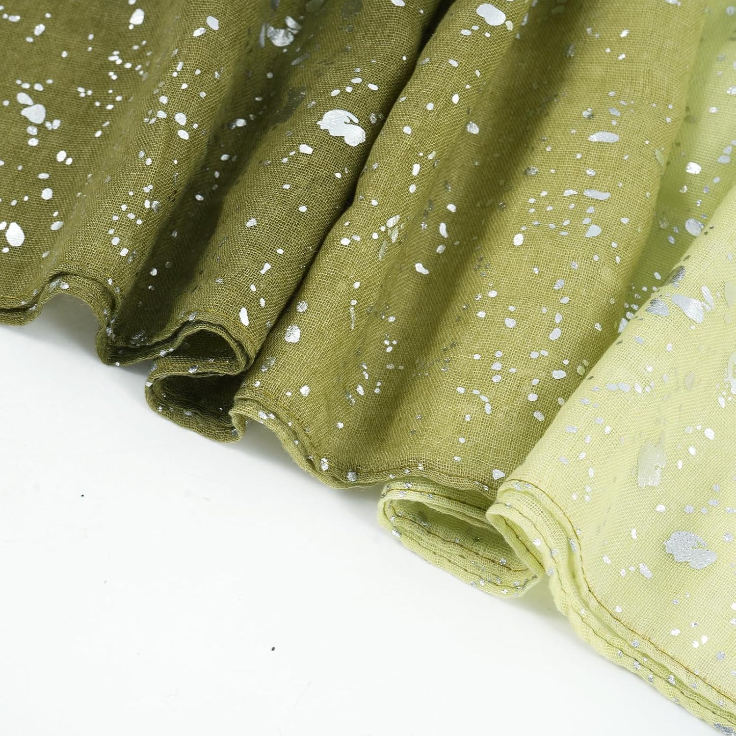 Thumbnail 3 de DAMILY Femmes Foulards Écharpes Longue Imprimé à paillettes – Wraps Châle Été/Hiver