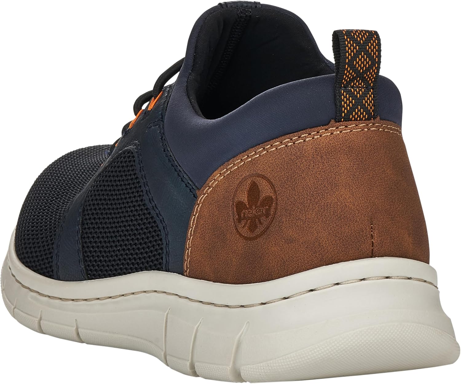 Detalle de Rieker Slipper Blau – leichte Alltagsschuhe mit flexiblem Einstieg