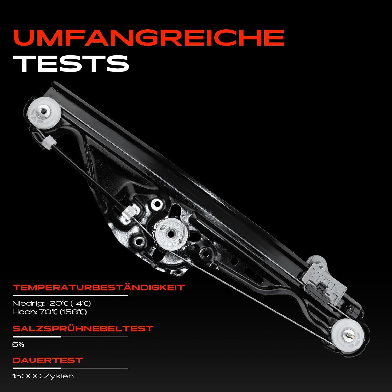 Detalle de Frankberg Fensterheber Elektrisch Ohne Motor – Hinten links, passend für BMW 5er E60/E61 (2003–2010)