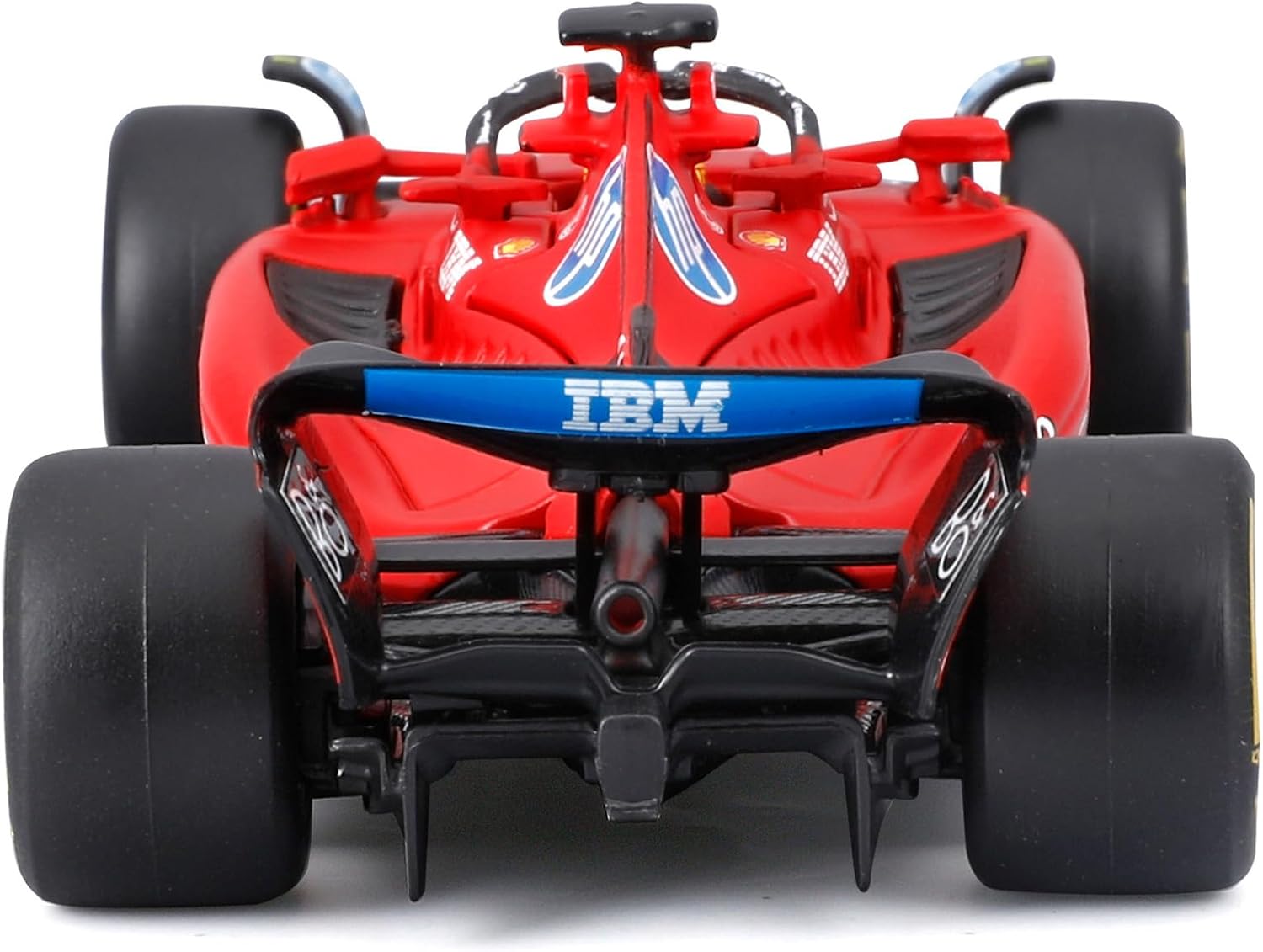 Thumbnail 2 de Bburago Ferrari SF-23 Test Fiorano Lewis Hamilton 1:43 – Esclusivo die-cast con teca e basetta
