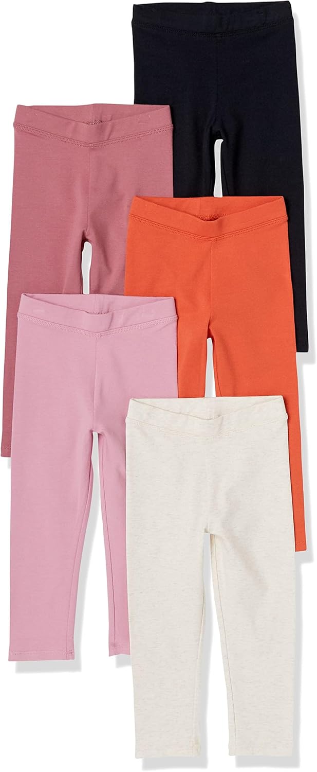 Thumbnail 6 de Amazon Essentials Girl’s Mid-Rise Cotton Stretch Leggings