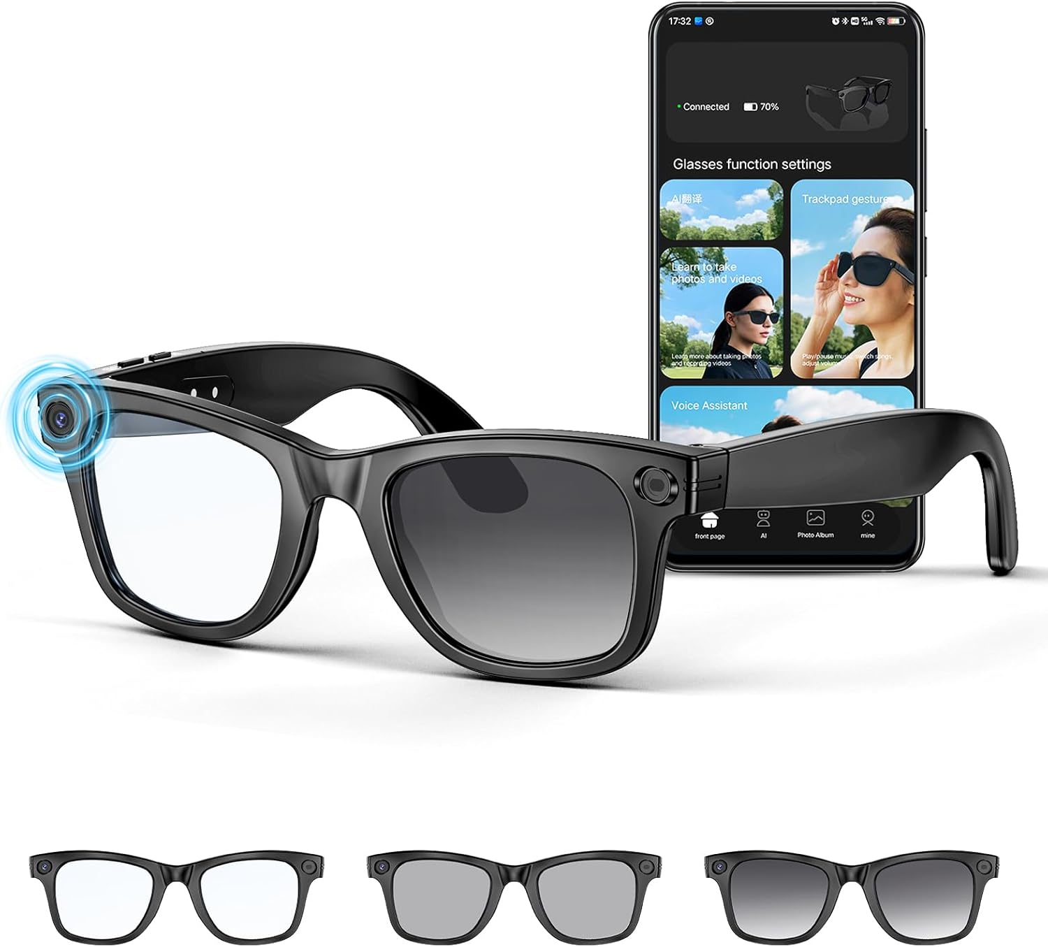 Mingtawn AI Smart Glasses 270 mAh