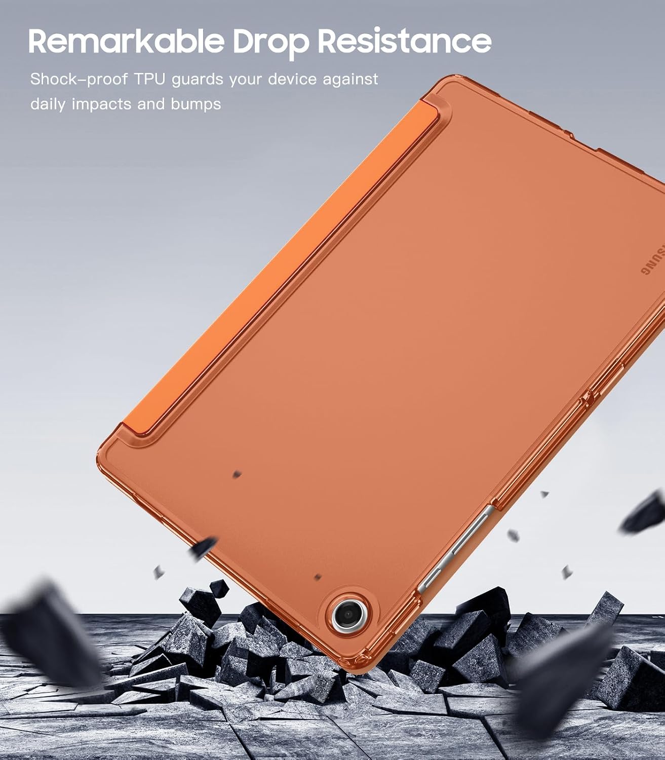 Thumbnail 2 de TiMOVO Case for Samsung Galaxy Tab A11+ Plus / A9+ Plus 11 Inch (2025/2023) – Slim TPU Translucent Frosted Back Case with Auto Wake/Sleep and Stand