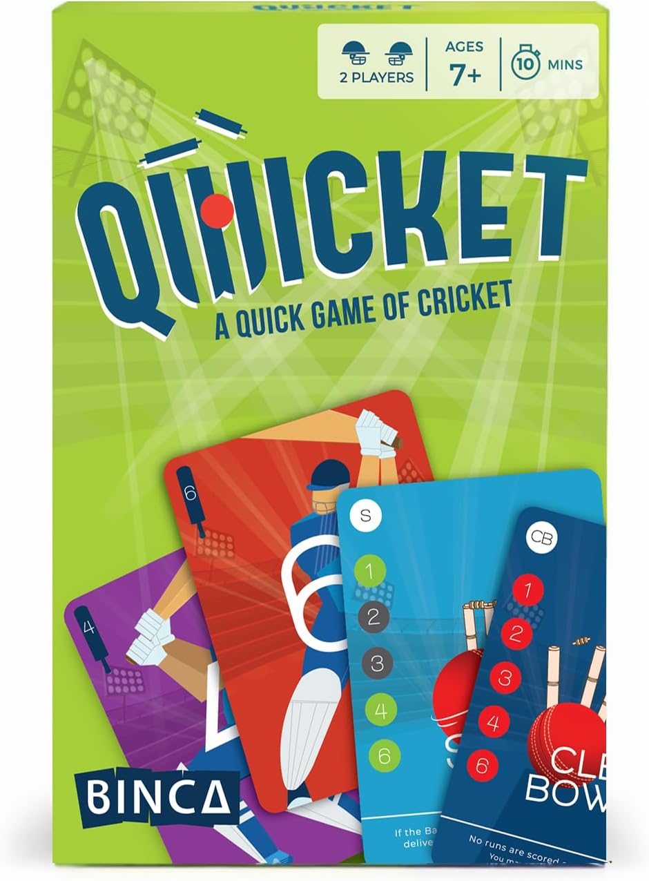 Detalle de Cricket card game 7+ for 2 players