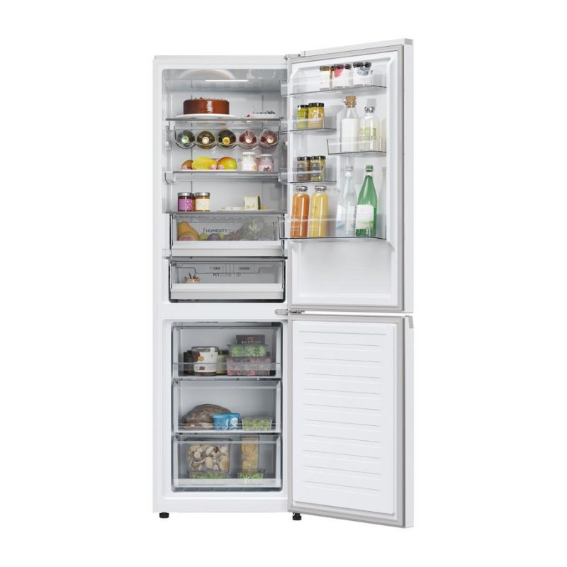 Detalle 2 de Frigorífico Combi Haier HDPW5618CNPW No Frost 185 cm, 352 L, Blanco con WiFi IA