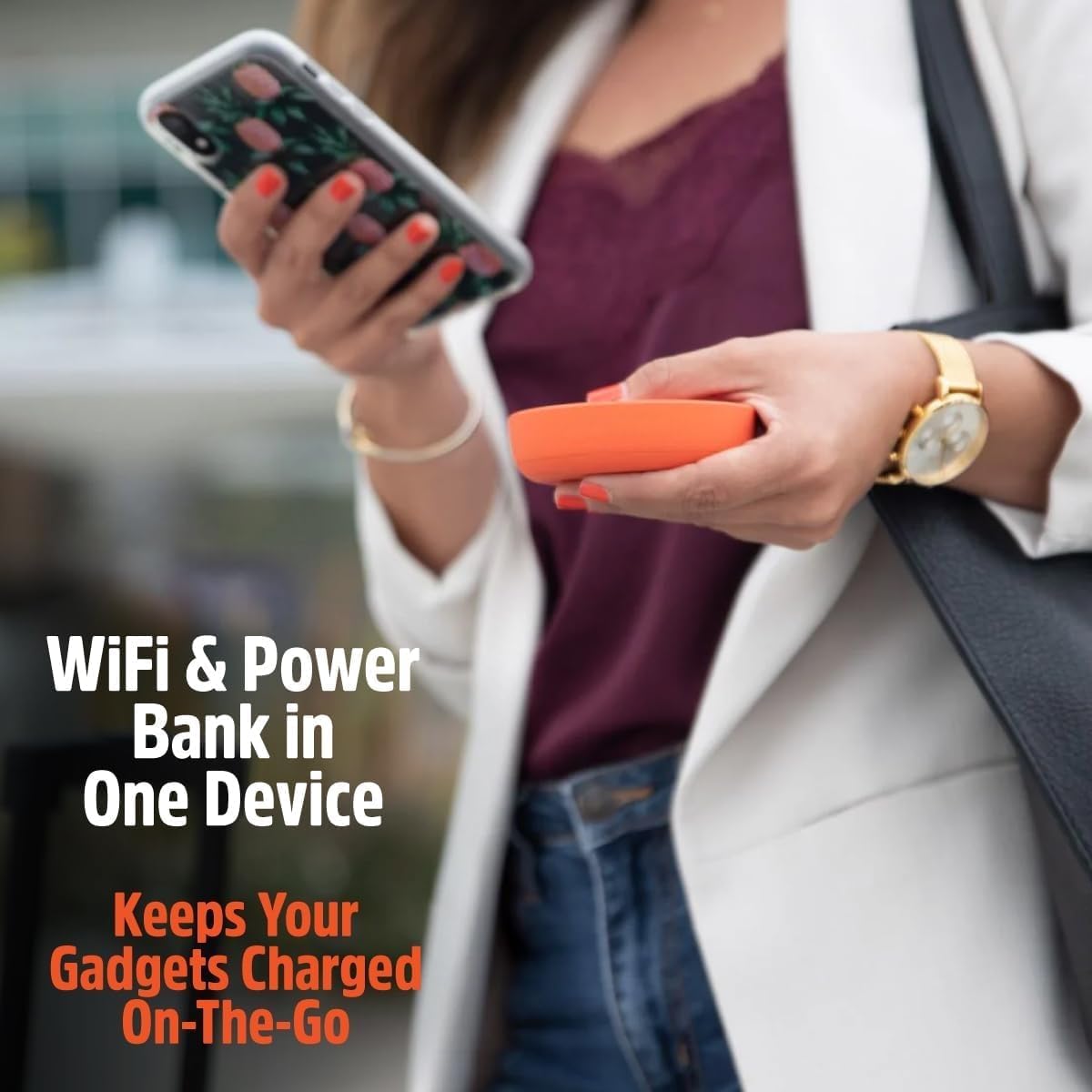 Detalle 2 de SIMO Solis Hero 4G LTE Hotspot with Built-In Powerbank and Lifetime Data