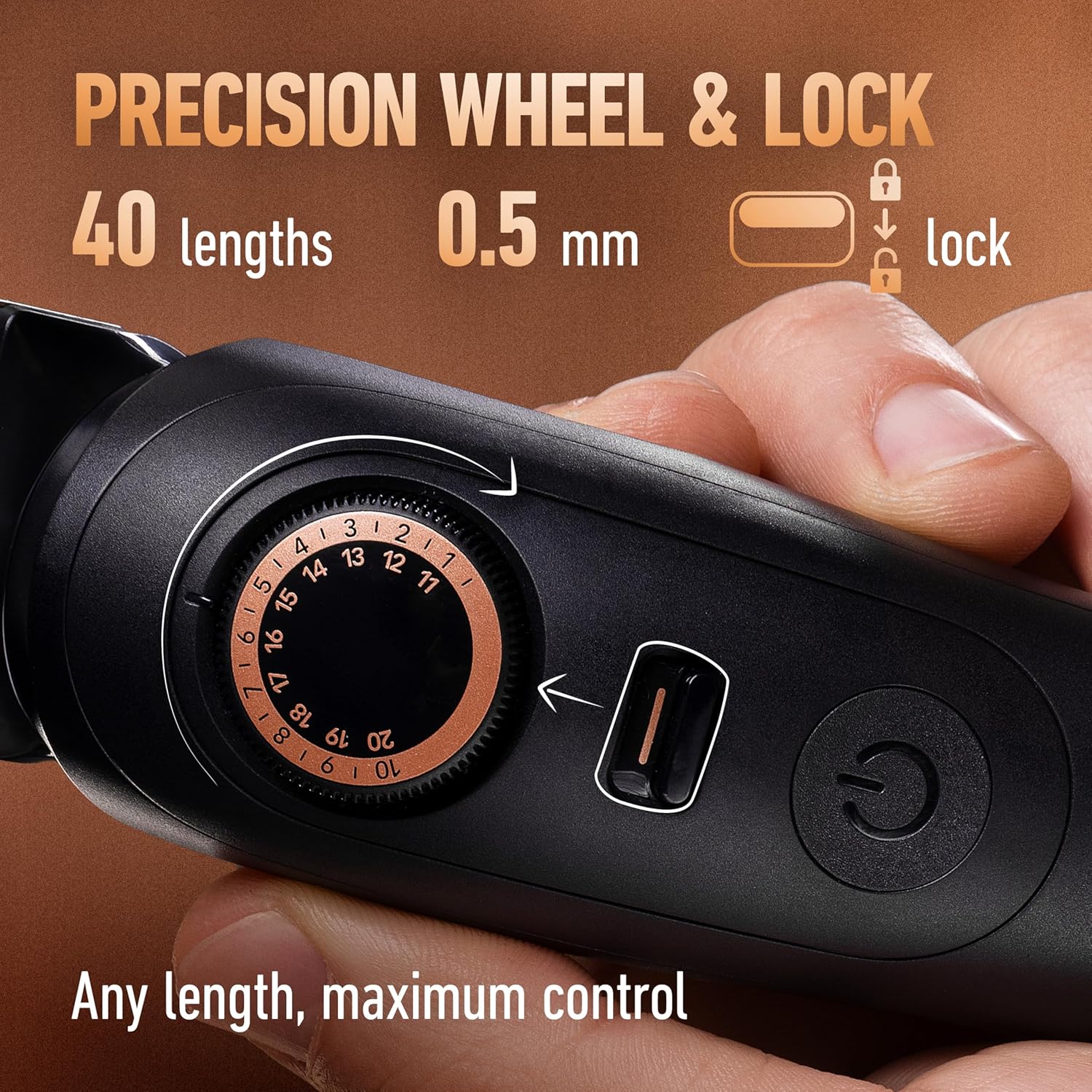 Detalle de King C. Gillette PRO MAX Cordless Beard Trimmer for Men