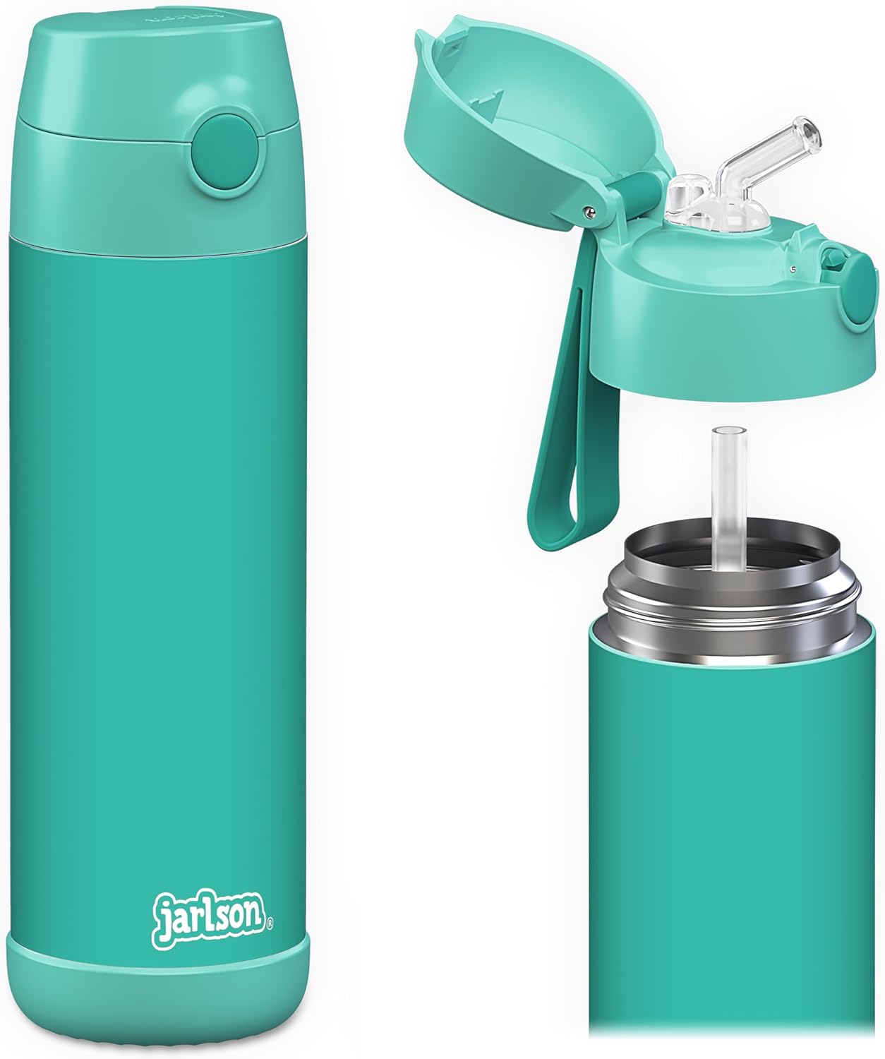 Detalle de Jarlson Gourde Enfant CHARLI 350 ml – Fête l’eau avec style, sans BPA