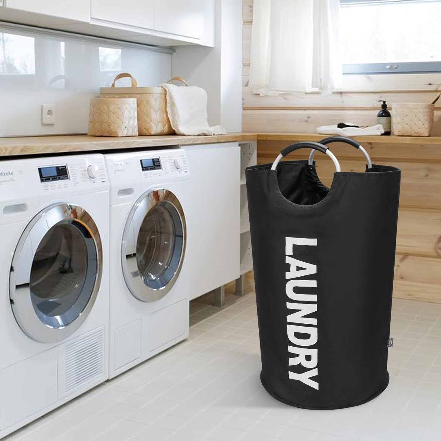 Thumbnail 6 de DOKEHOM 90L Collapsible Laundry Basket