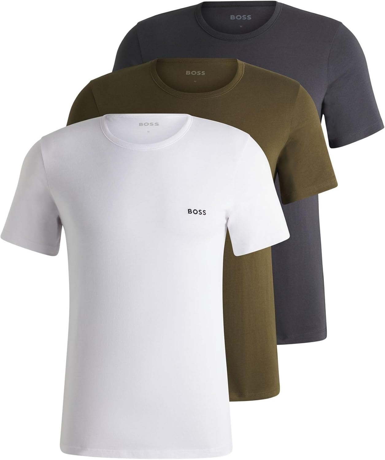 Thumbnail 6 de BOSS Herren T-Shirt RN 3p Co T-Shirt – 100 % Baumwolle