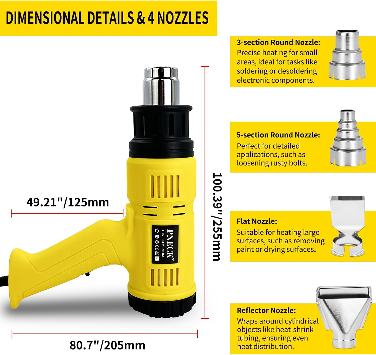 Detalle de PNECK Heat Gun 2000W