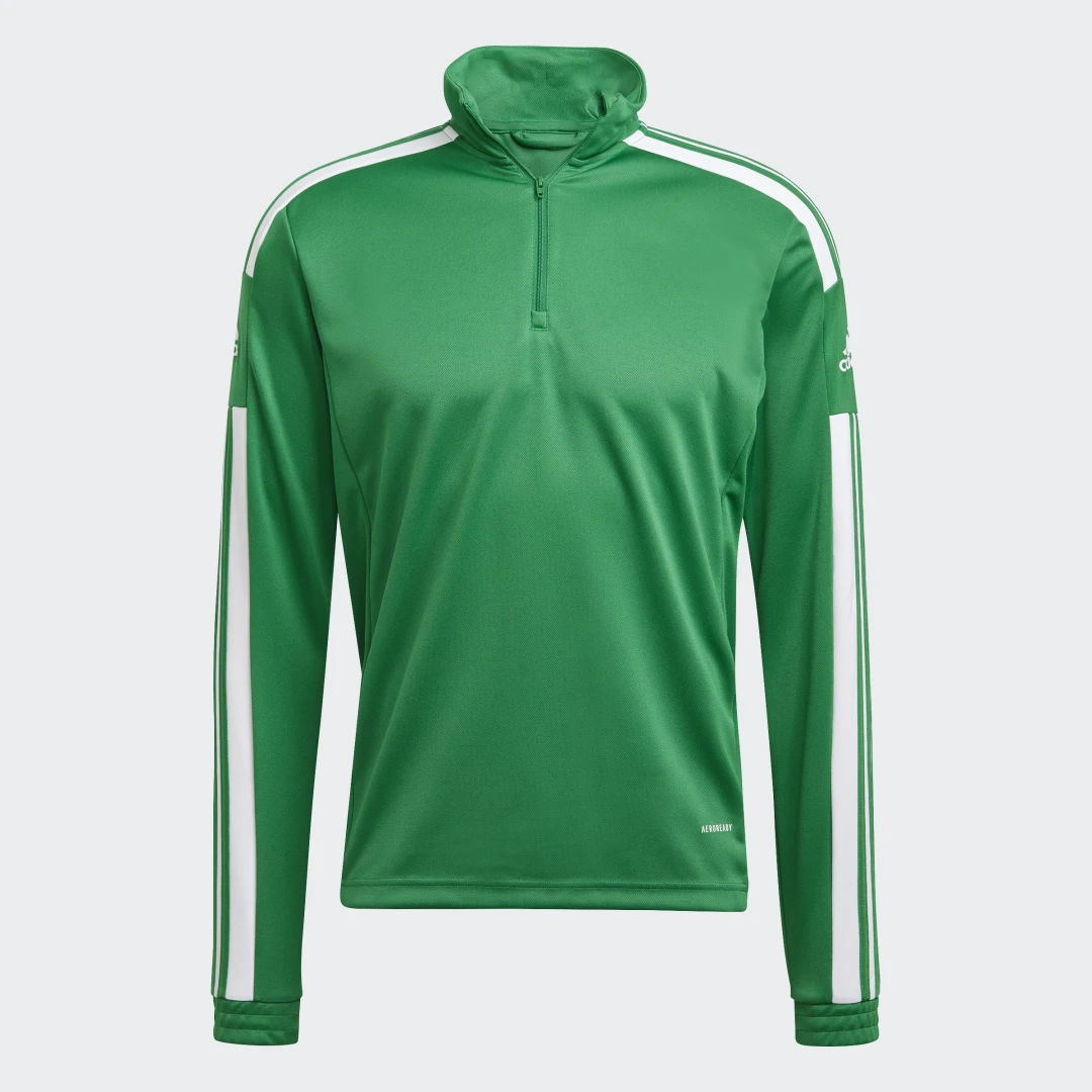 Detalle 2 de Sudadera entrenamiento Squadra 21 de Adidas: comodidad y rendimiento en verde